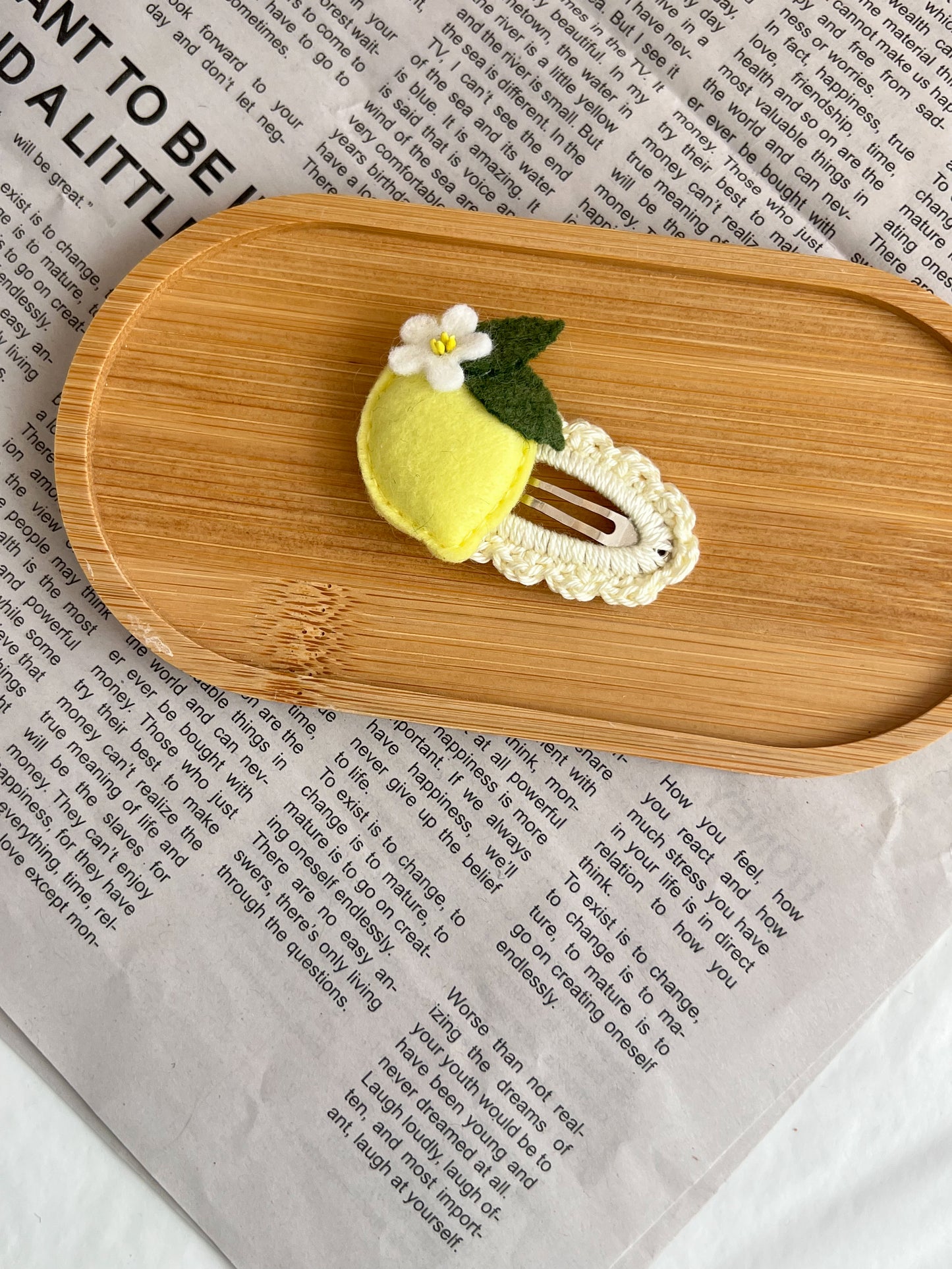 Agrafe Croșetate — Lemon
