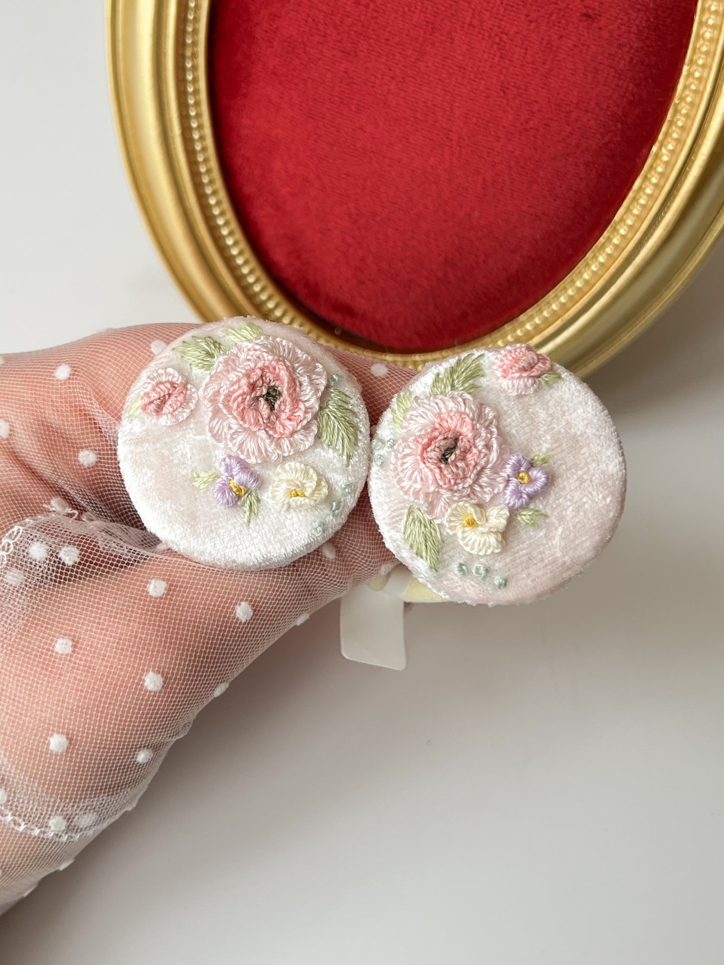 Secret Garden — Elastice cu broderie manuală