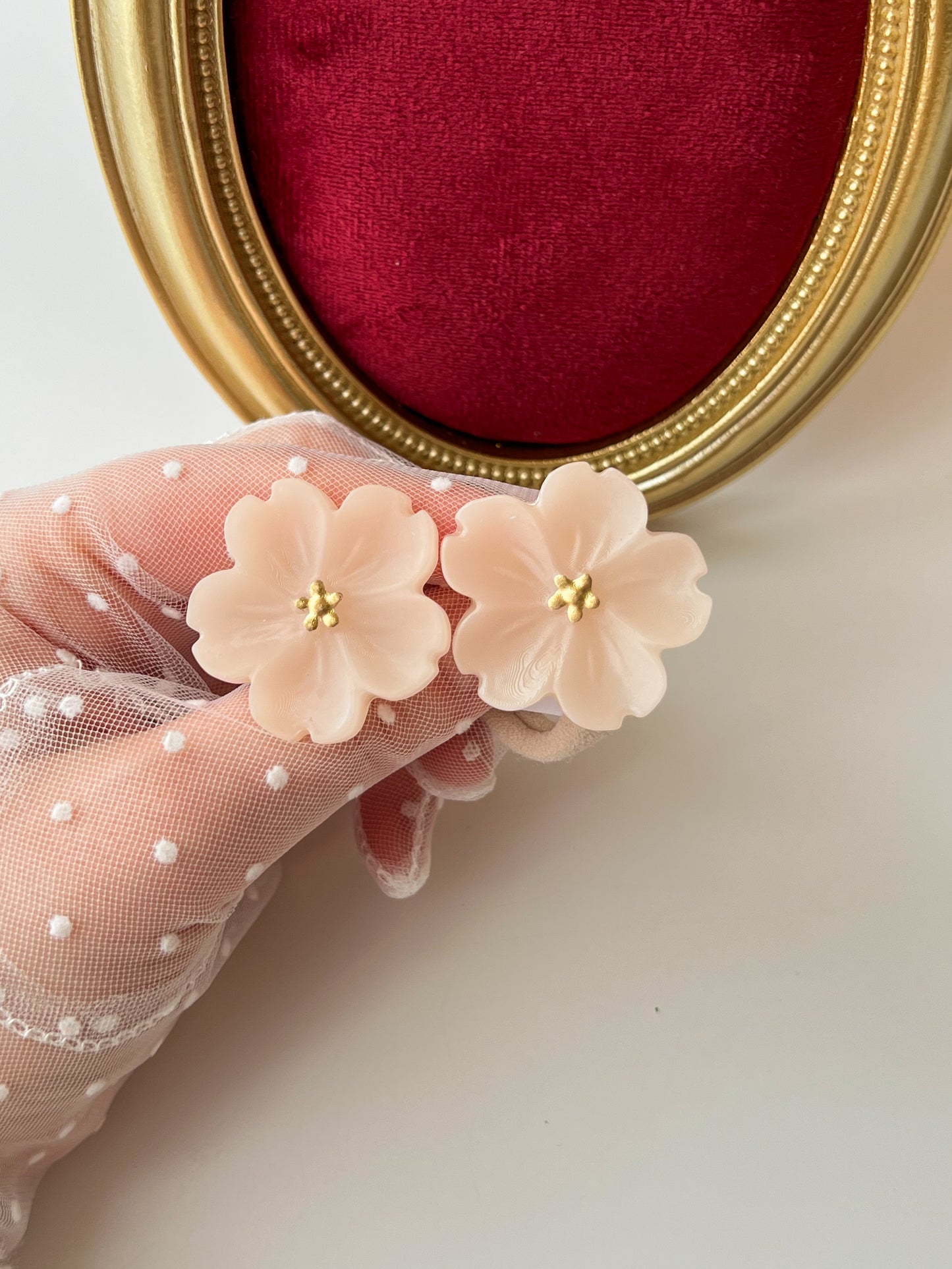 Elastice „Magnolia” — roz pudrat