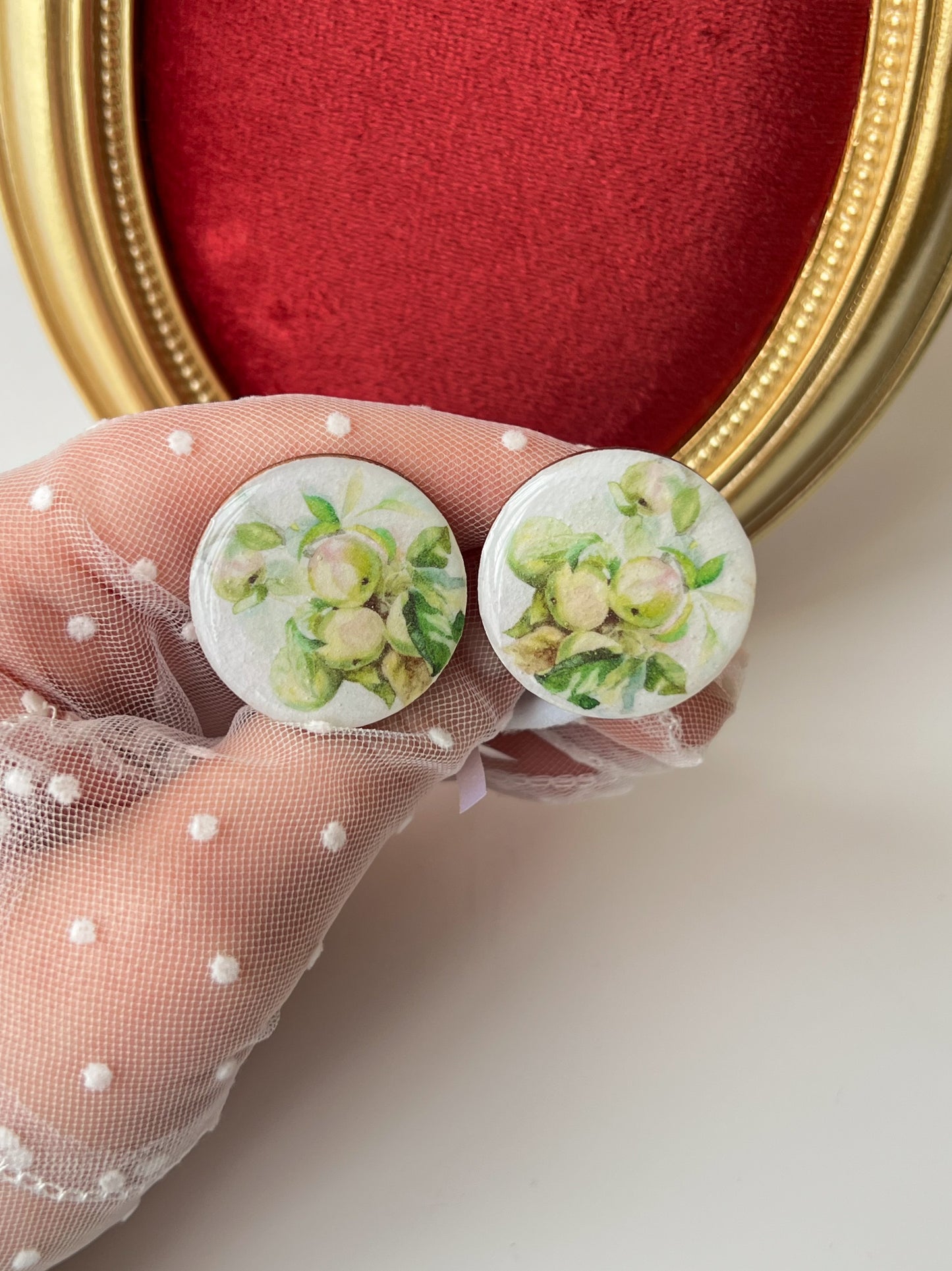 Green Rose — Elastice din rășină epoxidică și lemn