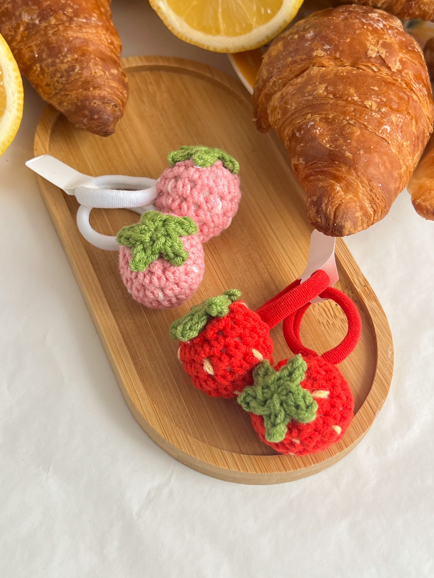 Elastice Croșetate 🍓 Strawberry