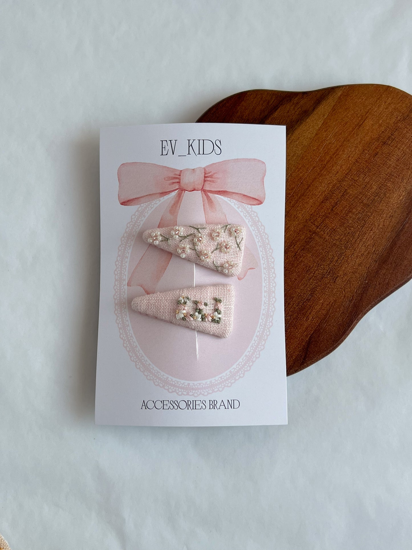Agrafe Blossom Blush — Set 2 buc.