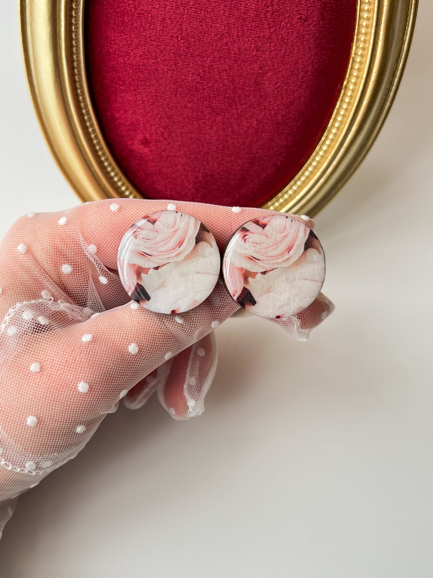 Rose Relief — Elastice din rășină epoxidică și lemn