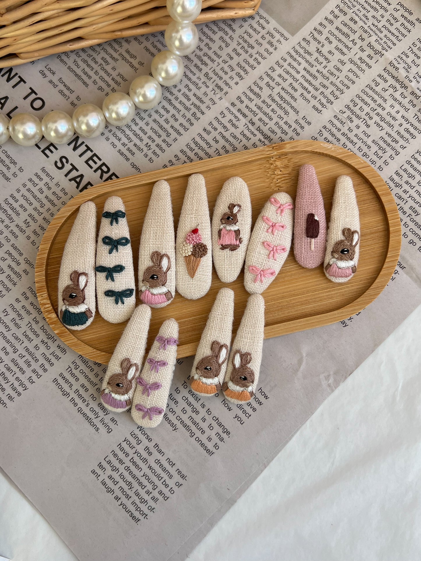 Clame brodate «Sweet Bunny»