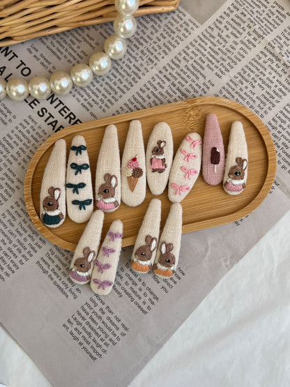 Clame brodate «Sweet Bunny»