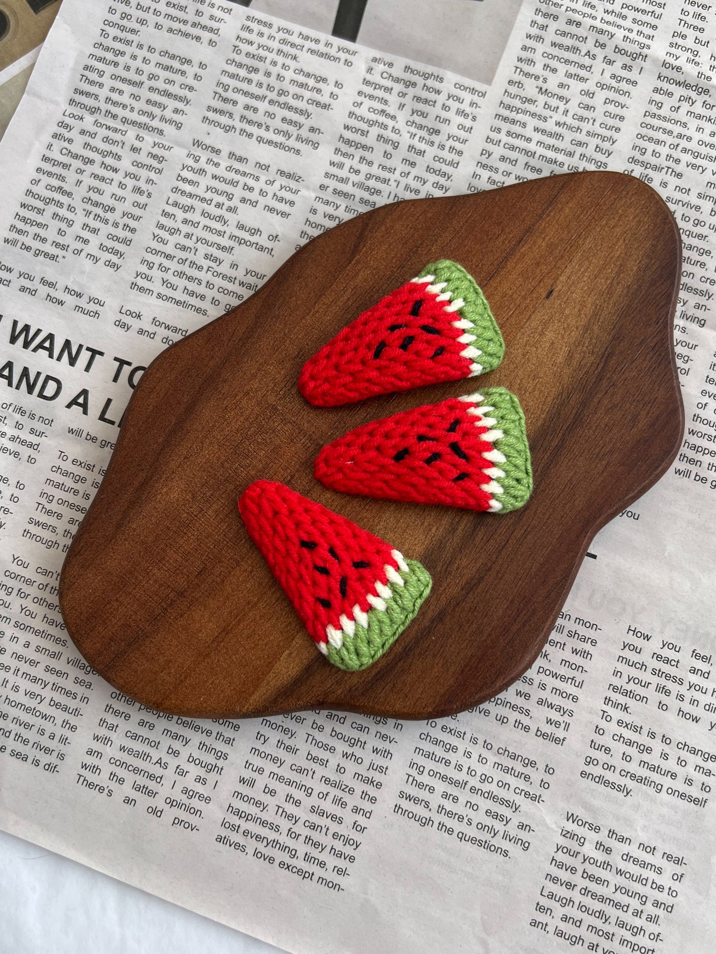Clame crochet - Felii de harbuz