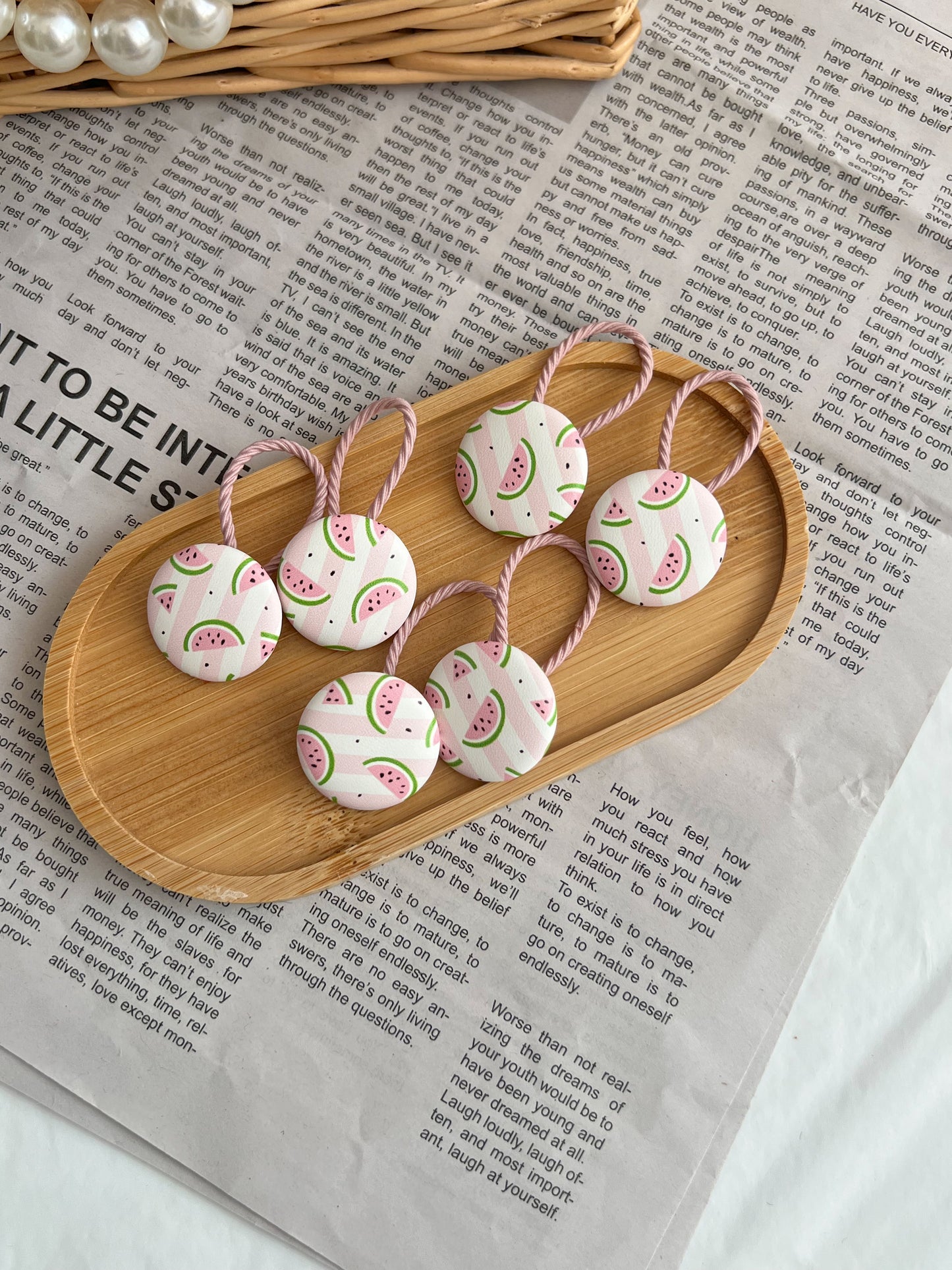 Set elastice «Fructe de vară»