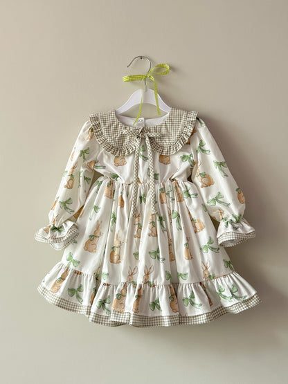 Rochiță bunny green
