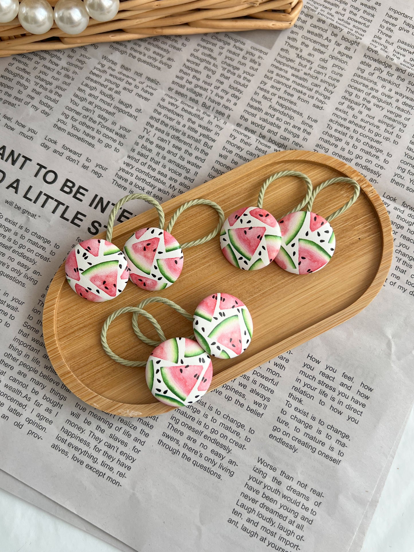 Set elastice «Fructe de vară»