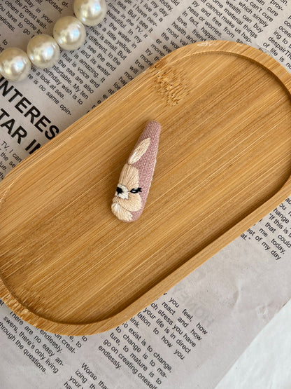 Clamă brodată «Bunny»