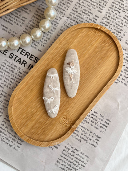 Clame brodate «Ivory Grace»