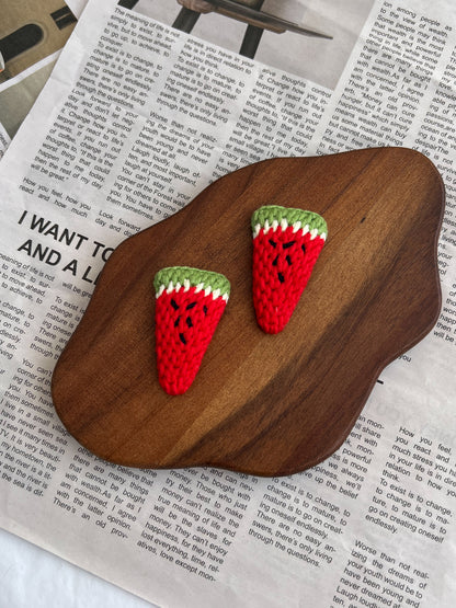 Clame crochet - Felii de harbuz