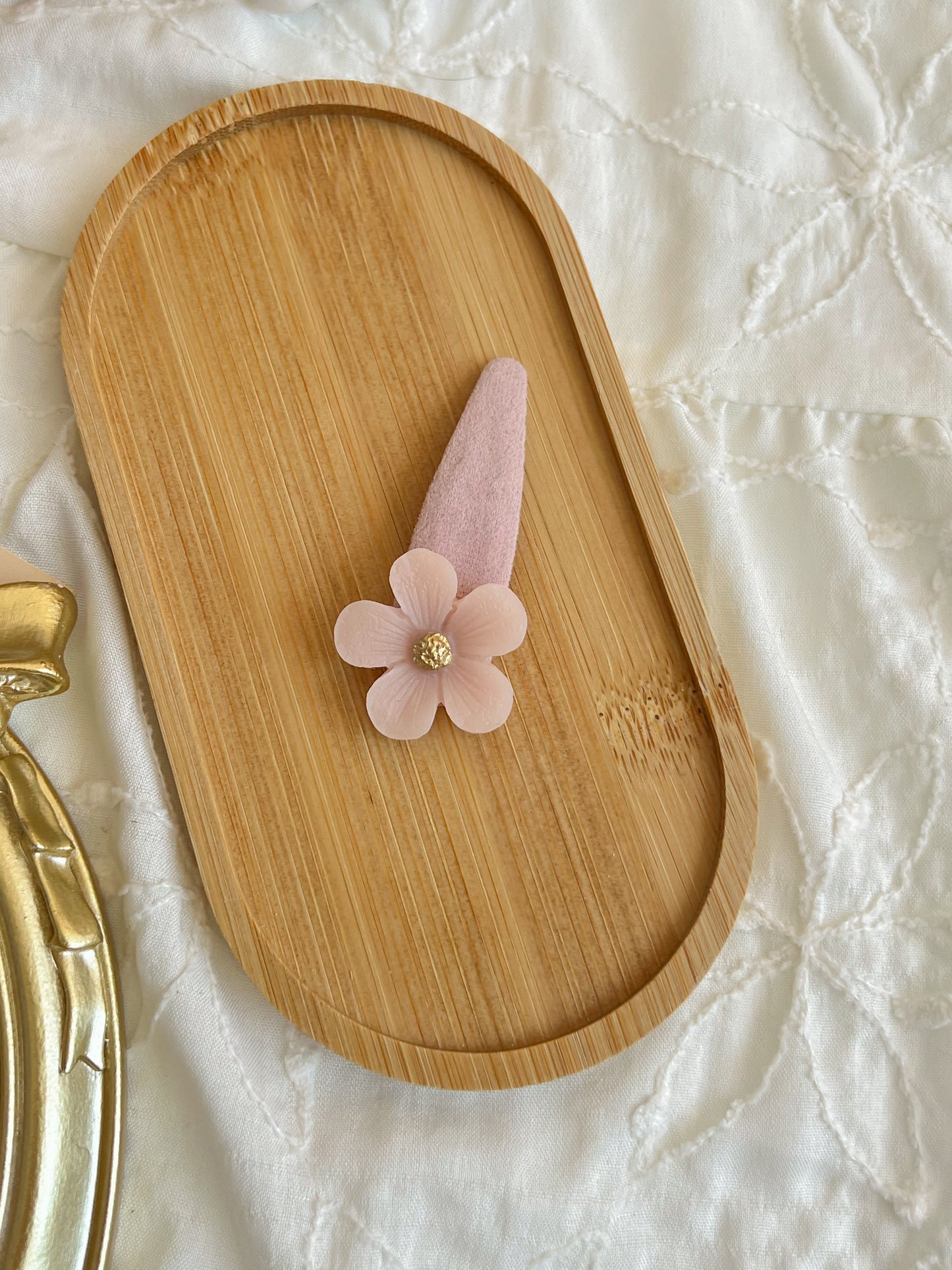 Agrafe 🌸 Flower Satin Pastel