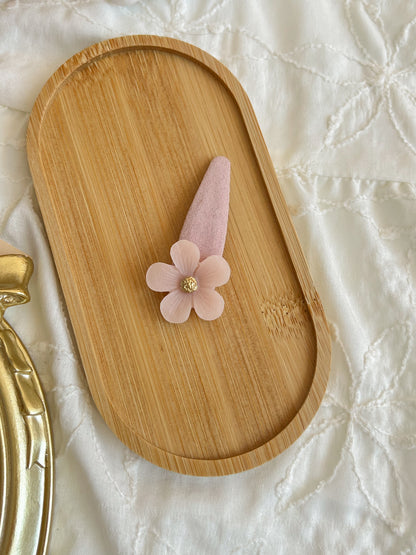 Agrafe 🌸 Flower Satin Pastel