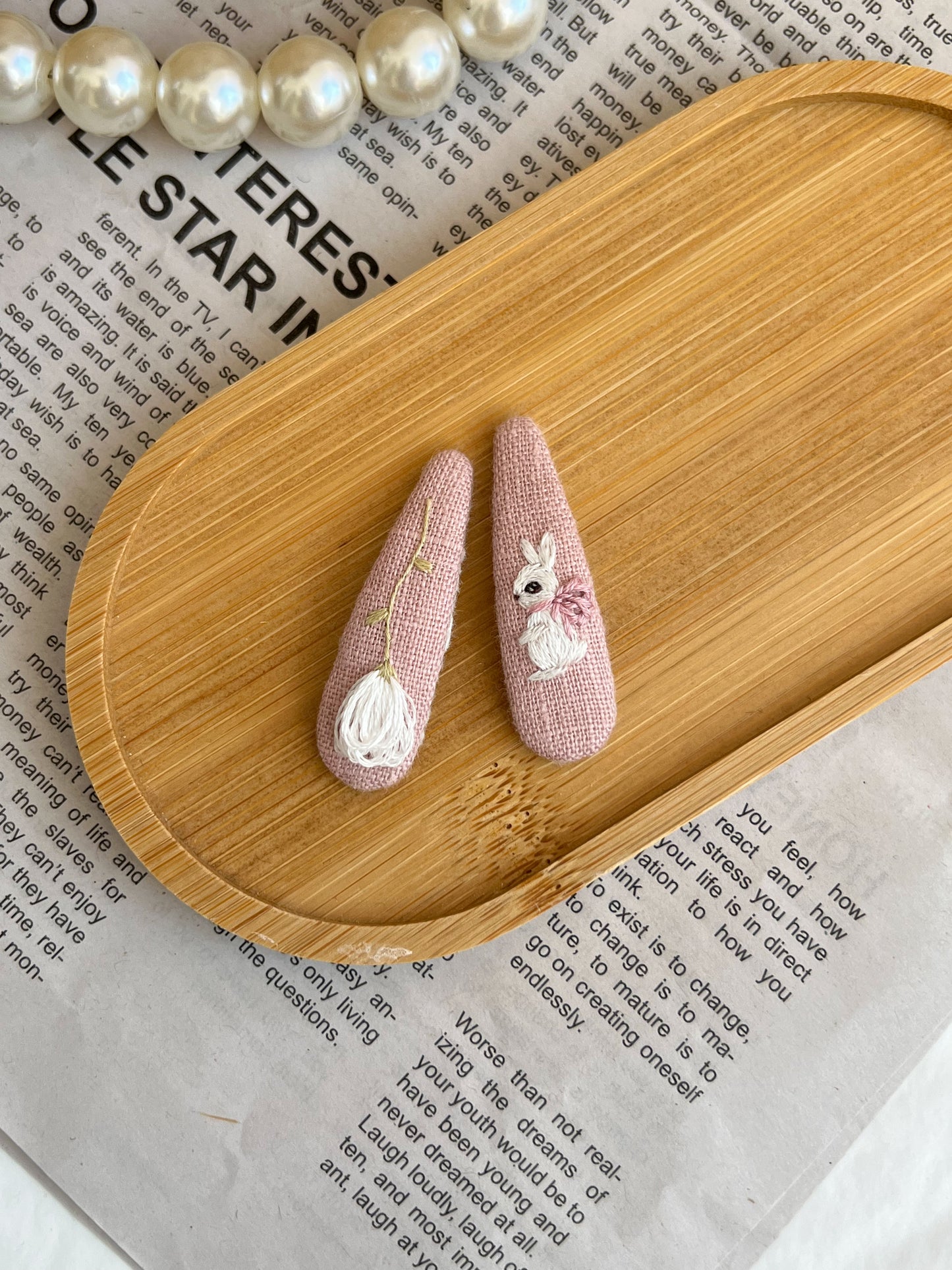 Clame brodate «Bunny Love»
