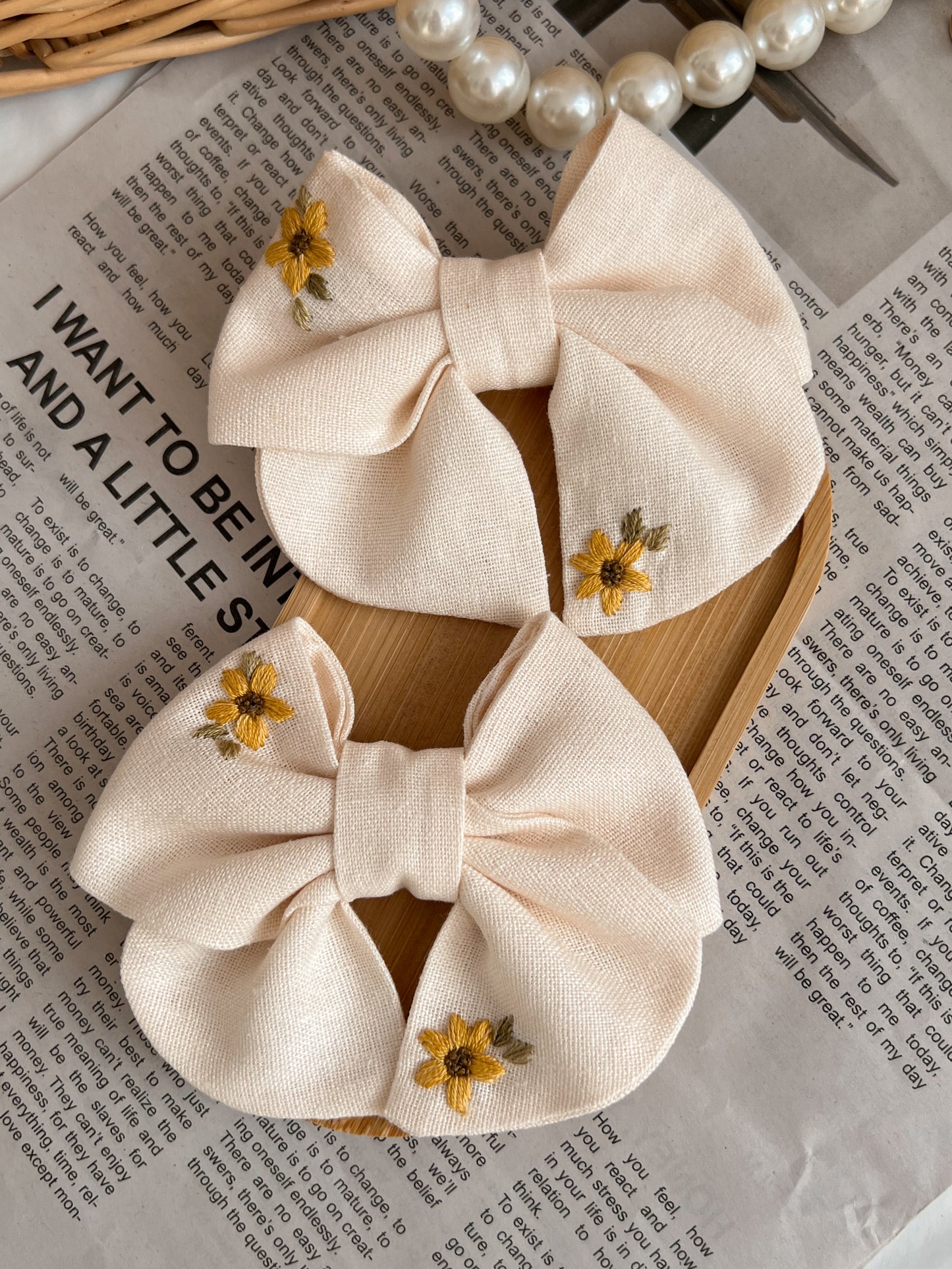 Agrafe 🌻 Sunflower Linen