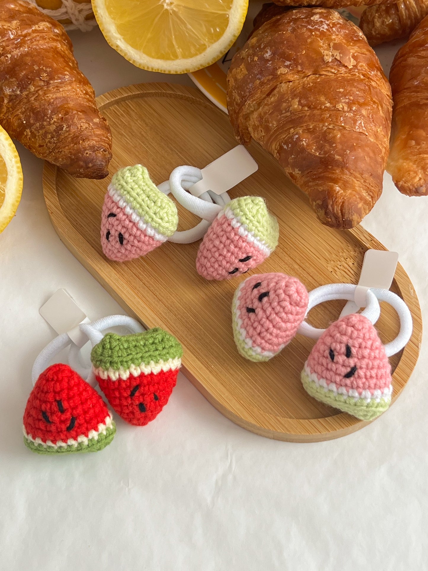 Elastice Croșetate 🍉 Watermelon