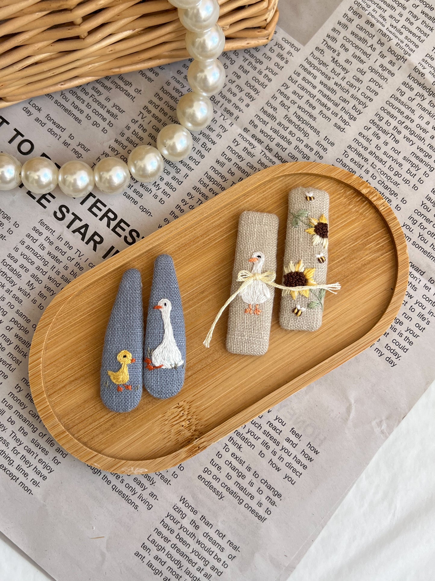 Clame brodate «Elegance Mix»