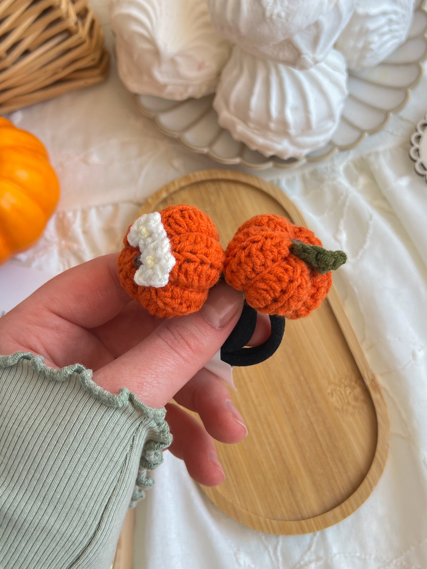 Elastice Croșetate — Pumpkin Vine