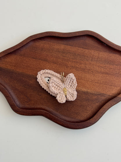 Agrafă Fluture Croșetat – Pastel
