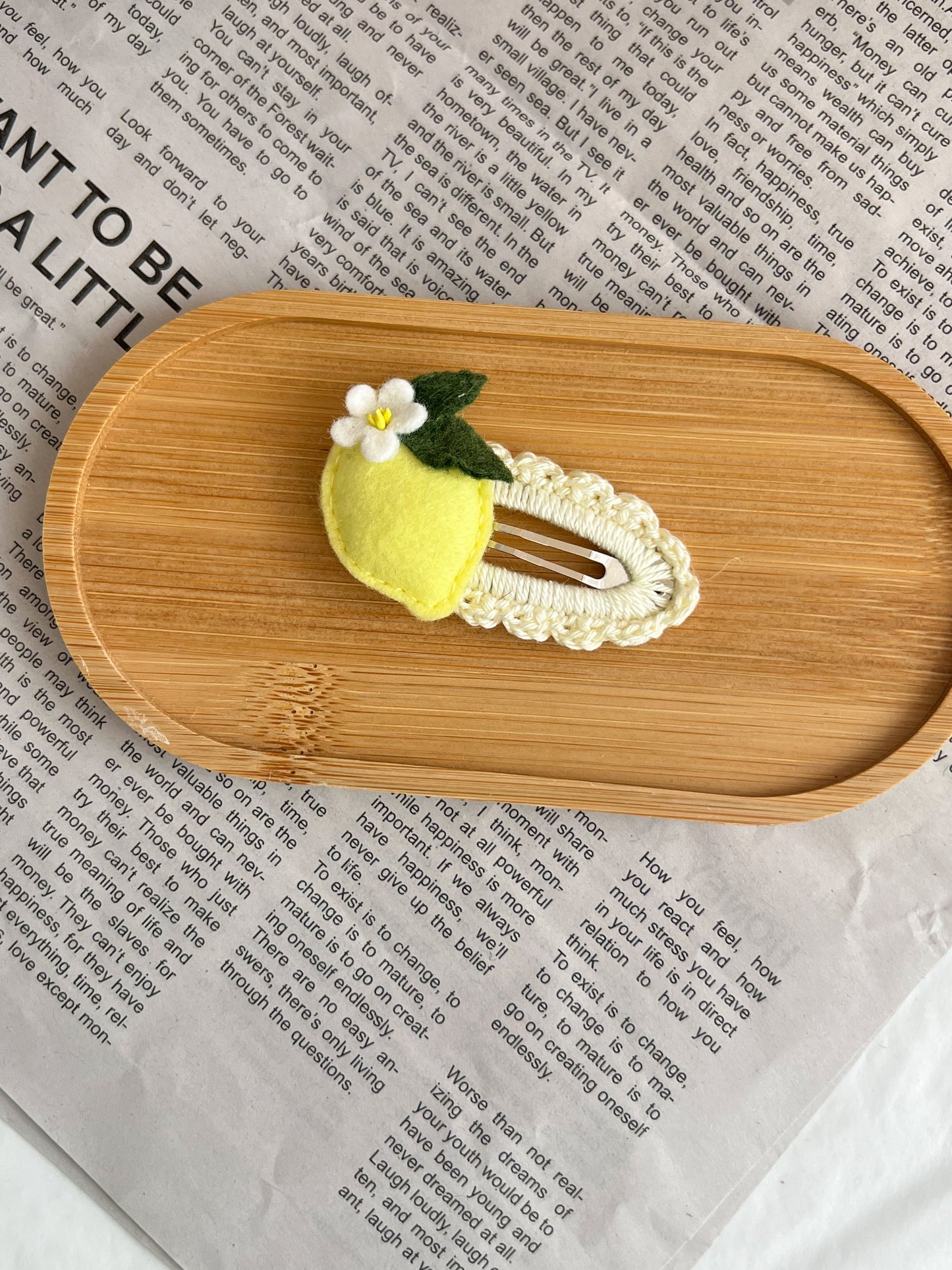 Agrafe Croșetate — Lemon