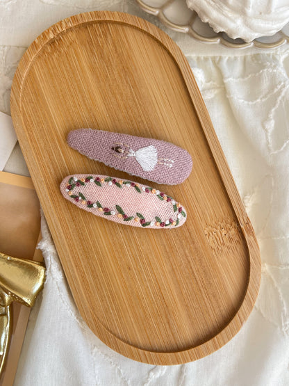 Agrafe Brodate — Blush Garden