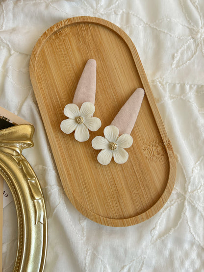 Agrafe 🌸 Flower Satin Pastel