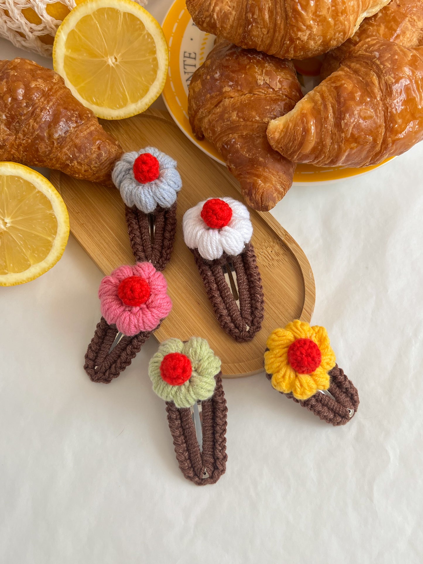 Agrafe Croșetate — Cupcake