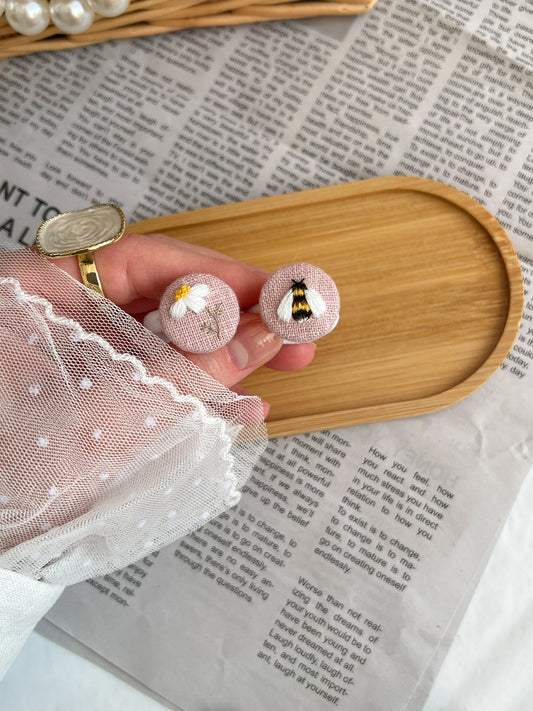 Set elastice brodate «Albinuța»