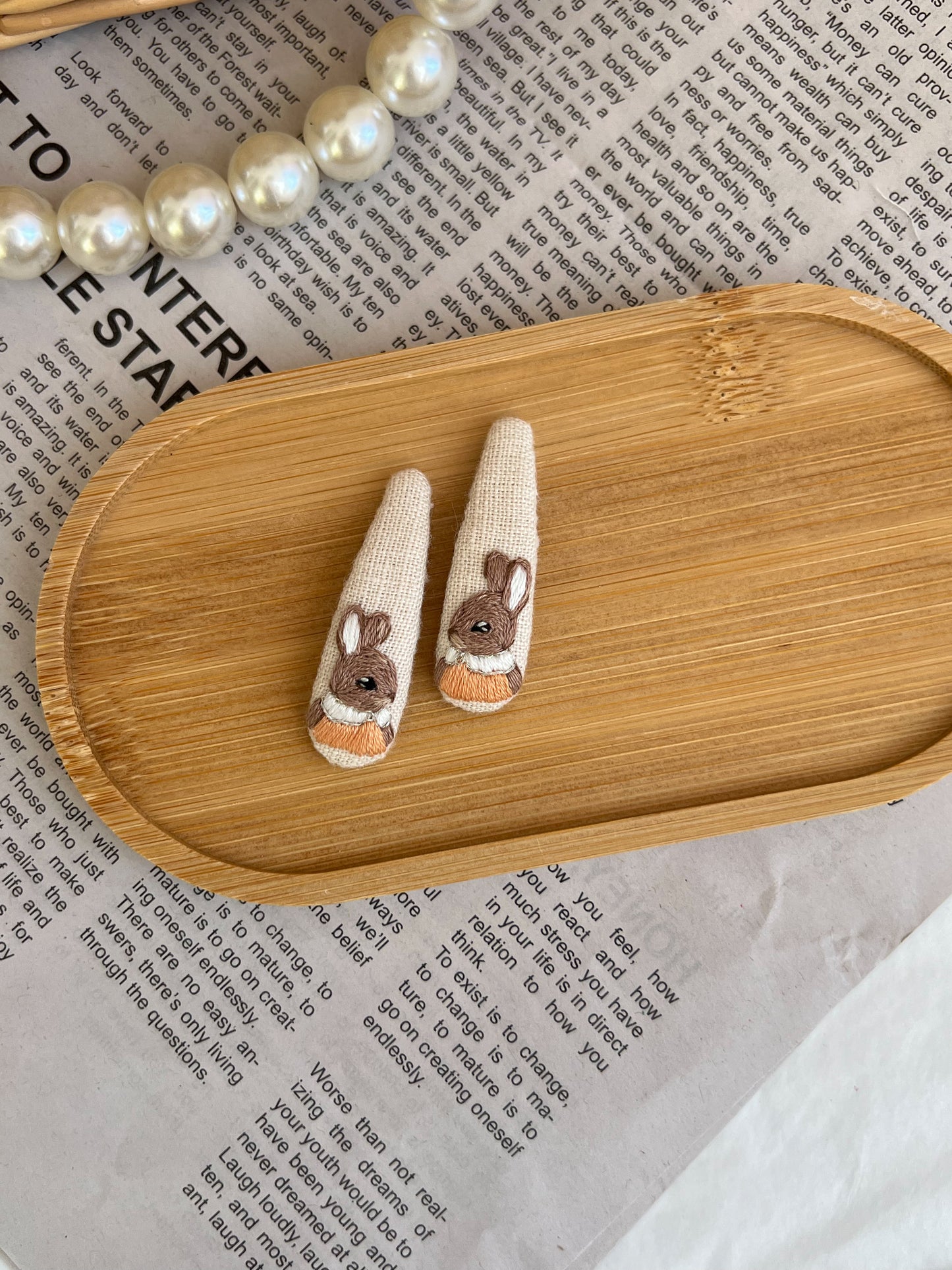 Clame brodate «Sweet Bunny»