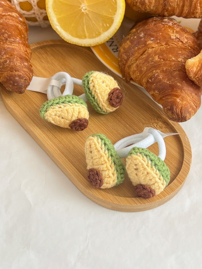 Elastice Croșetate 🥑 Avocado