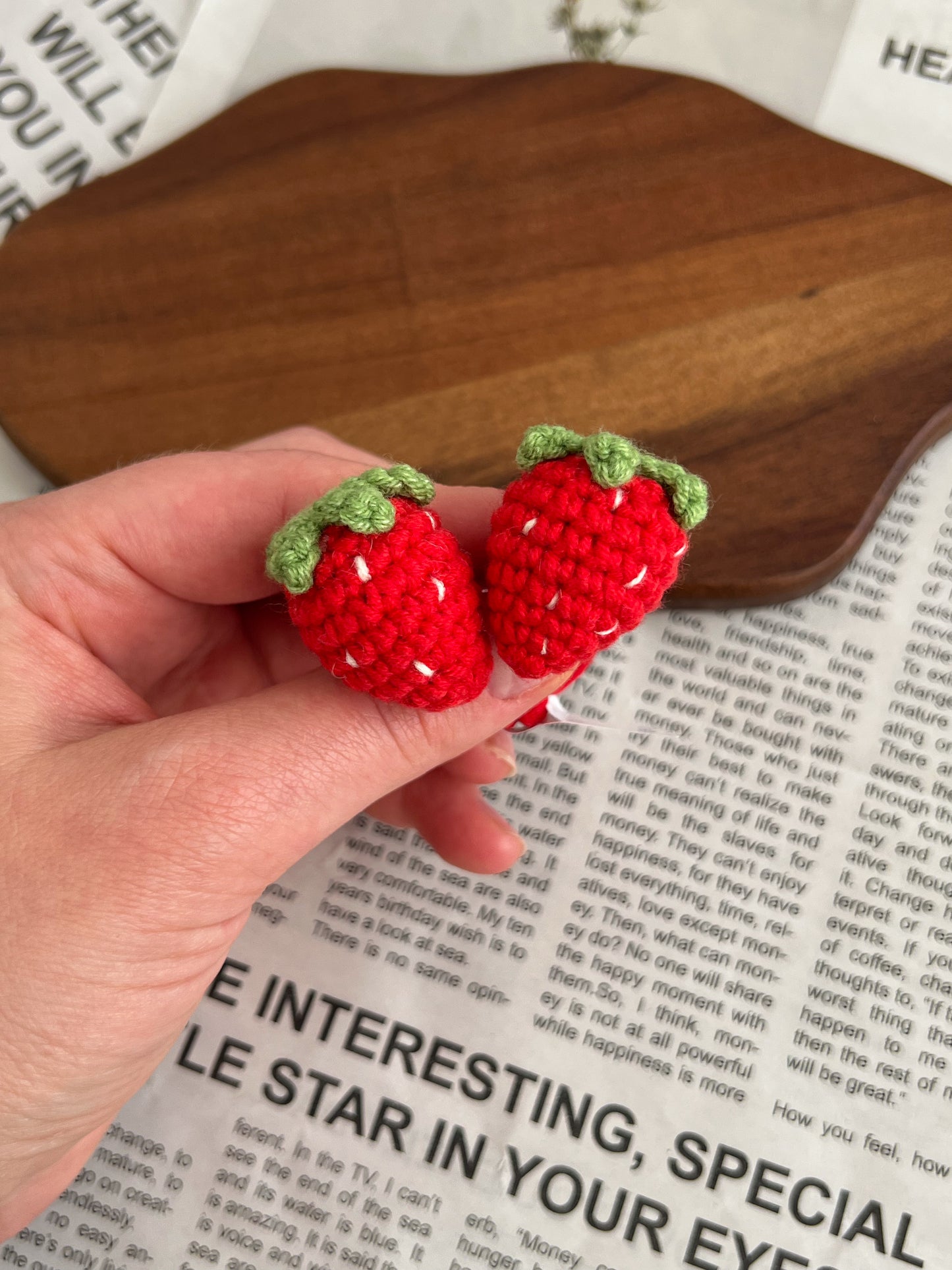 Elastice cu fructe croșetate