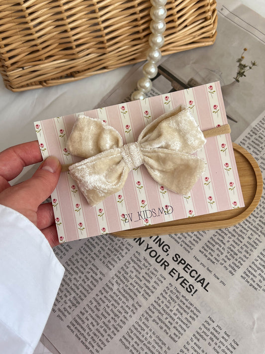 Bentiță pe elastic “Ivory Velvet”