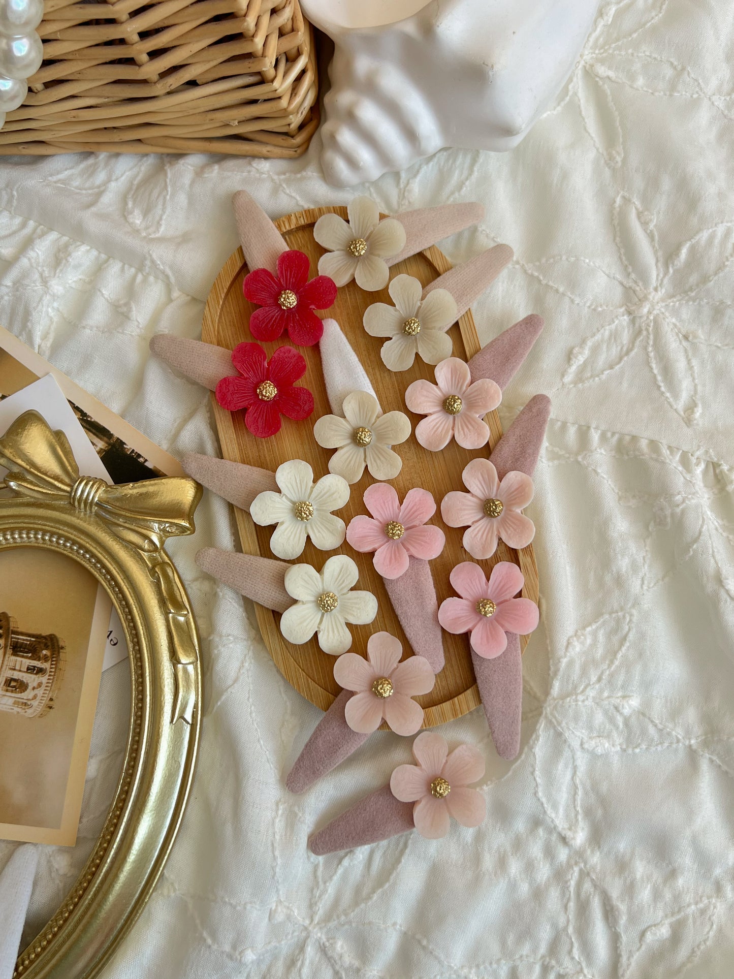 Agrafe 🌸 Flower Satin