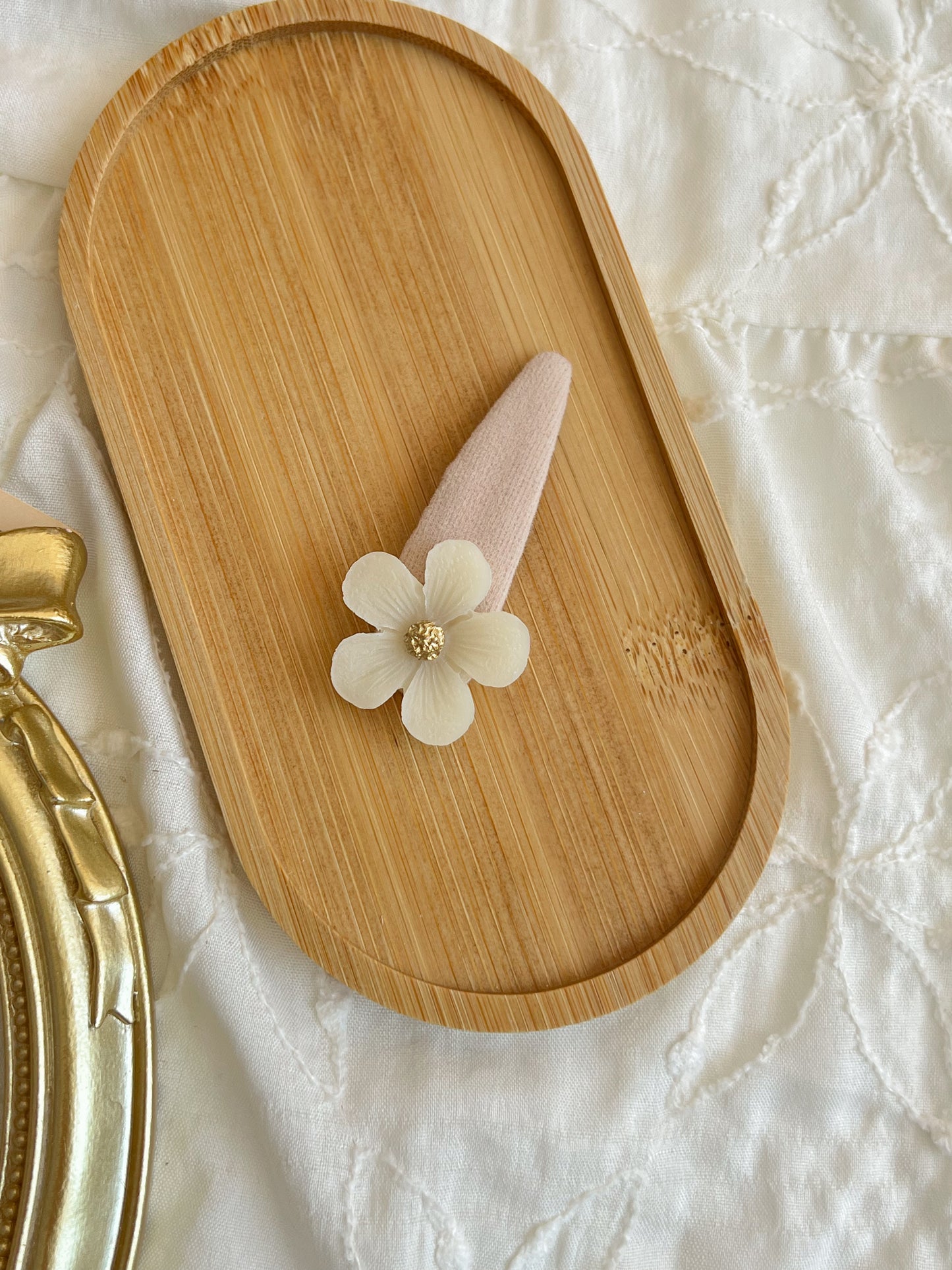 Agrafe 🌸 Flower Satin Pastel