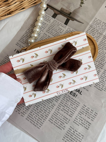 Bentiță pe elastic “Chocolate Velvet”