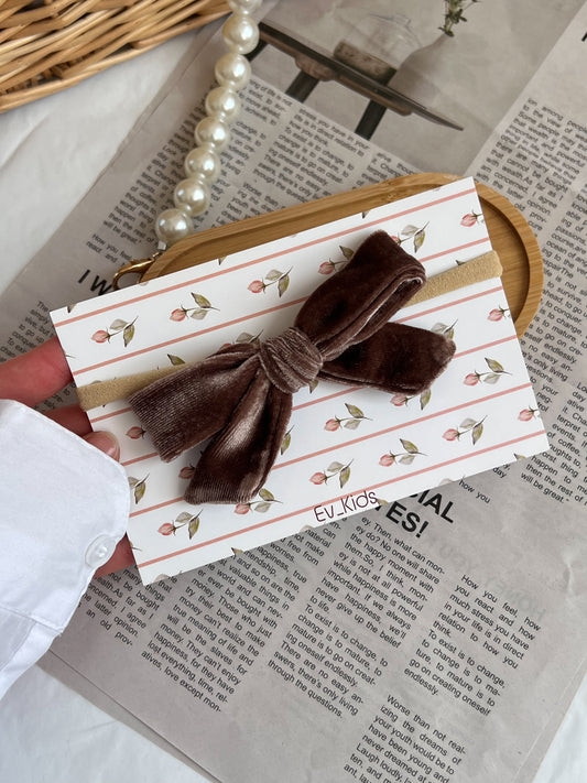 Bentiță pe elastic “Chocolate Velvet”