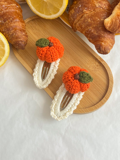 Agrafe Croșetate — Pumpkin