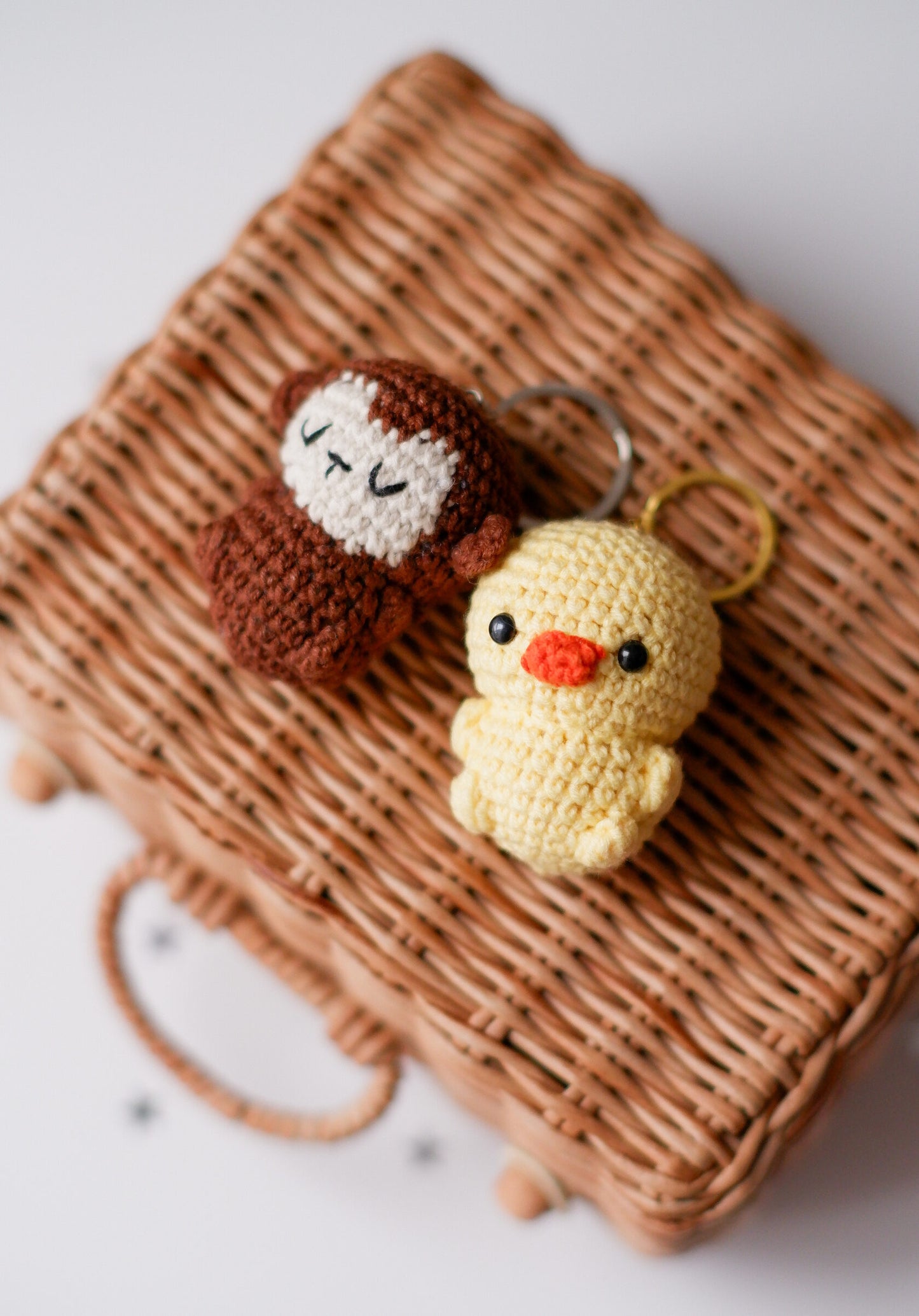 Keychain with toy