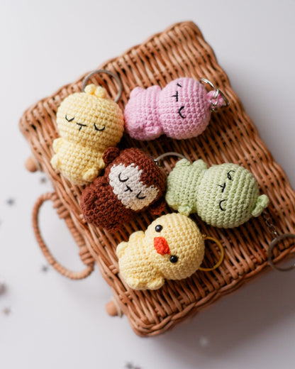 Keychain with toy