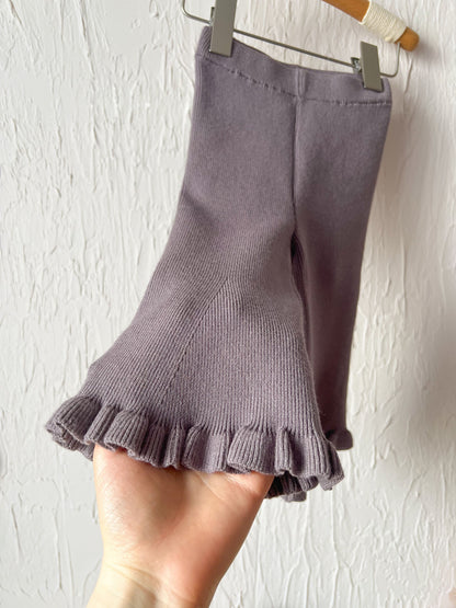 Pantaloni evazați "Volănaș Delicat" 6-12 luni