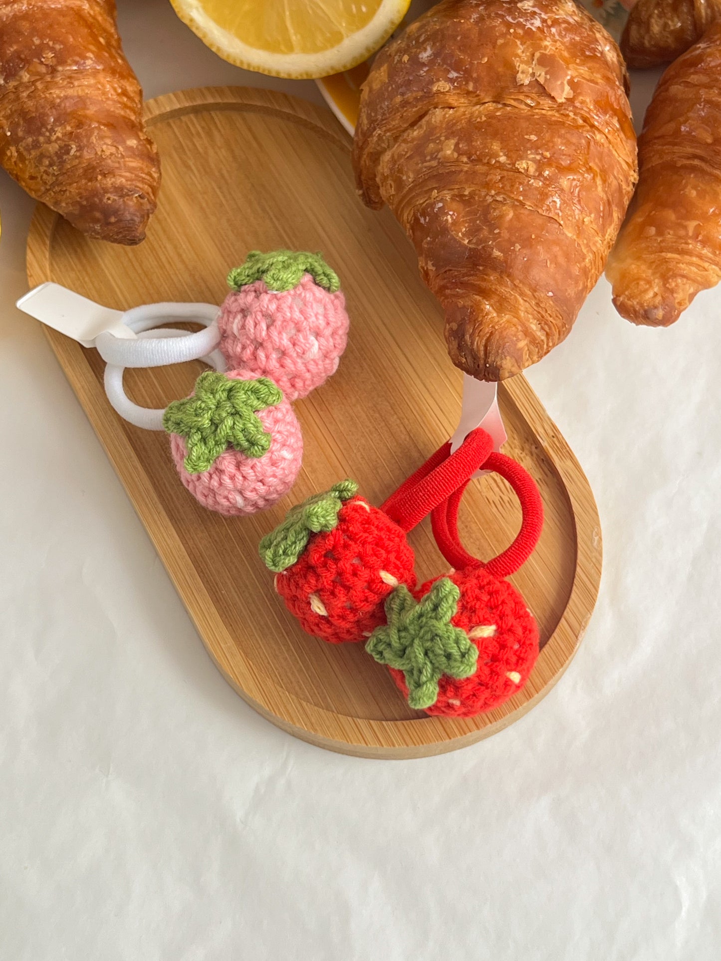 Elastice Croșetate 🍓 Strawberry