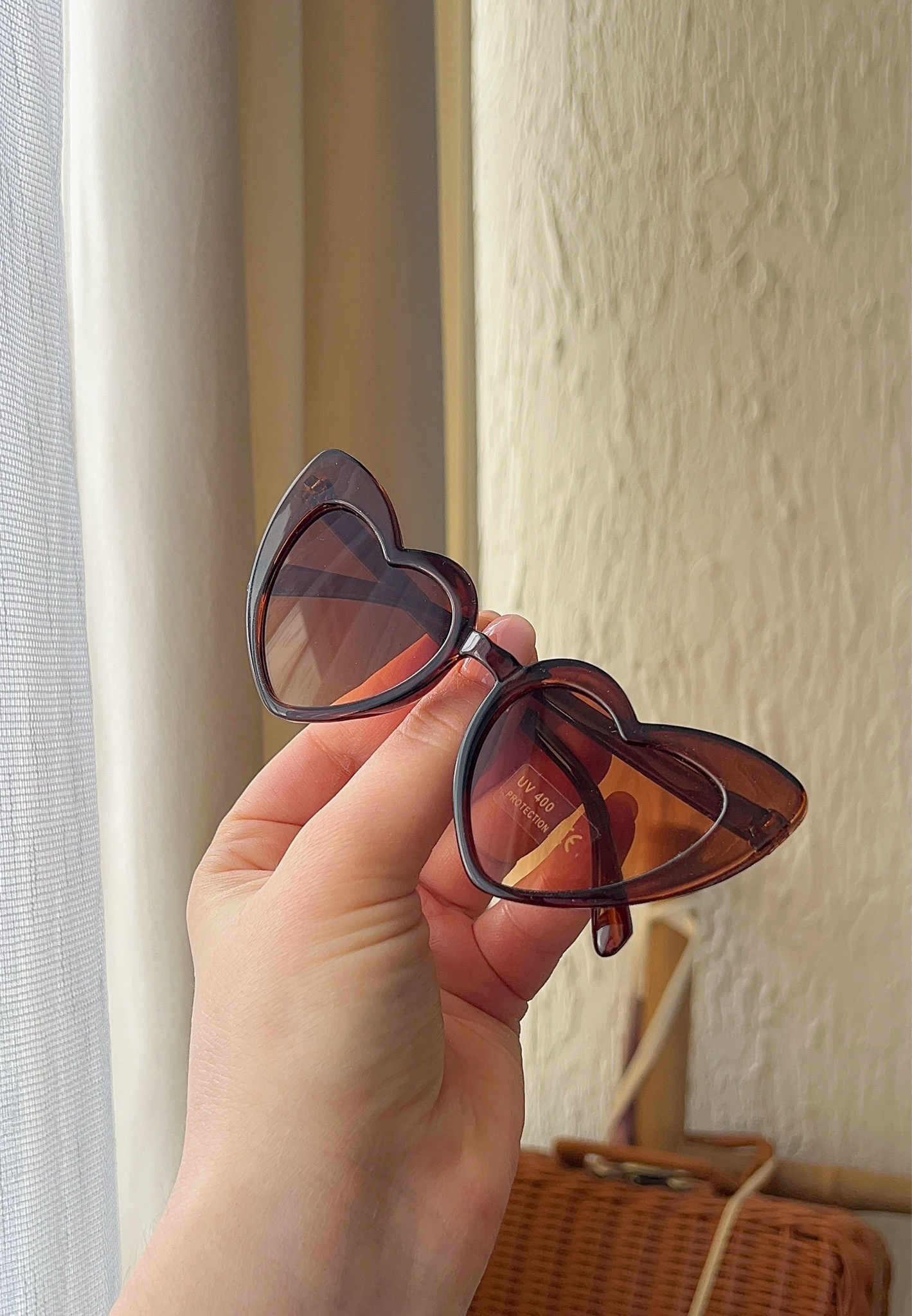 Ochelari hearts - brown