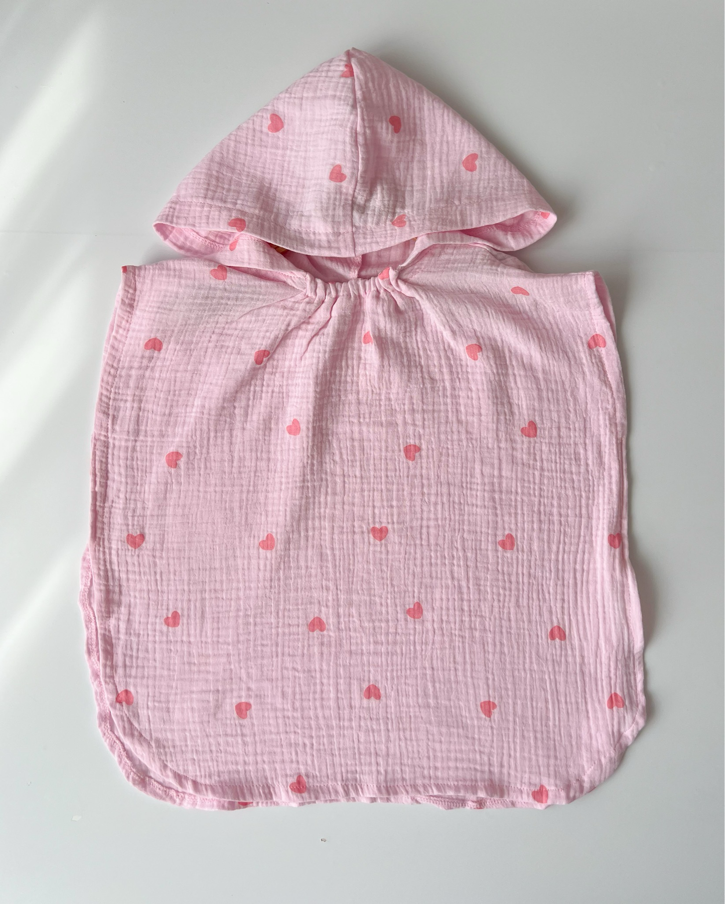 Poncho de plajă – Pink Hearts