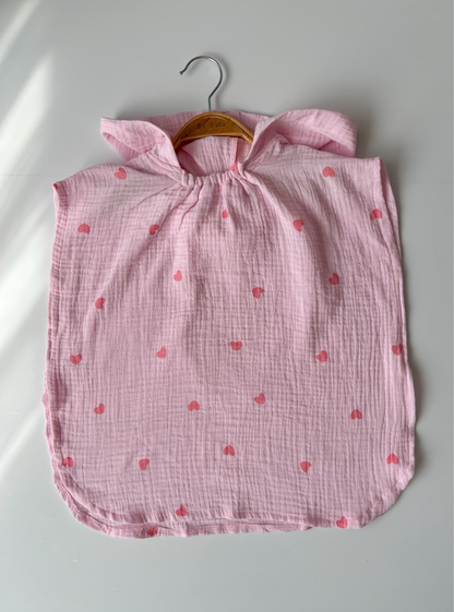 Poncho de plajă – Pink Hearts