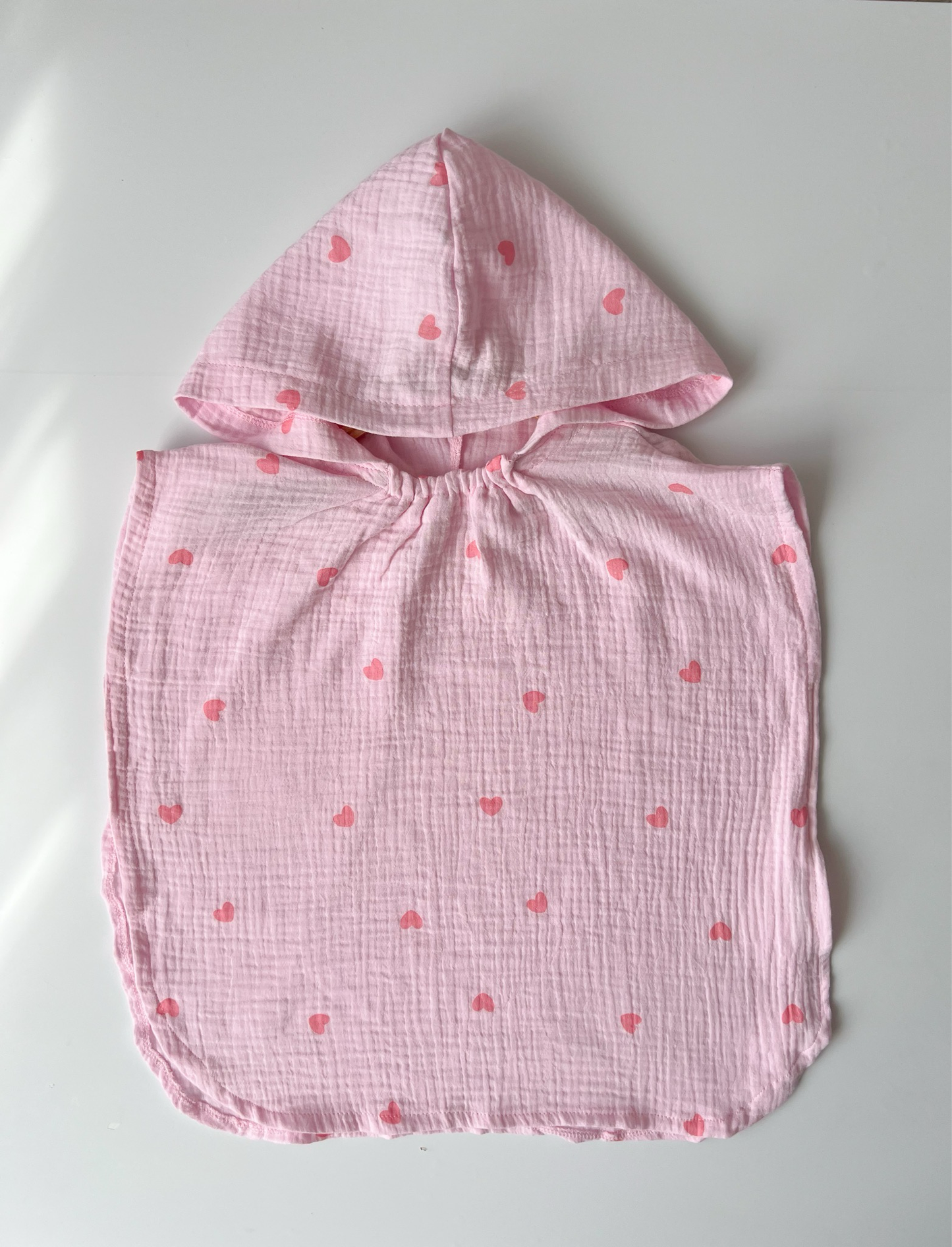 Poncho de plajă – Pink Hearts