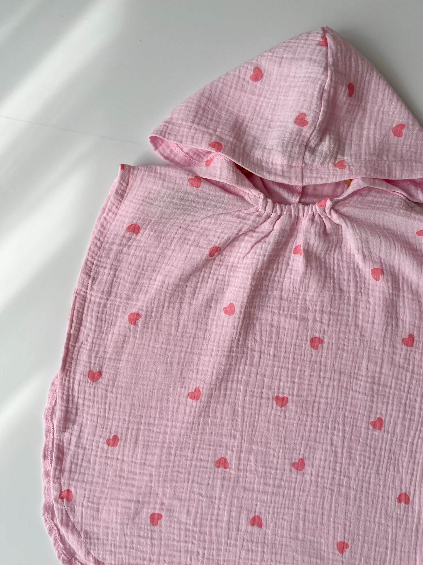 Poncho de plajă – Pink Hearts