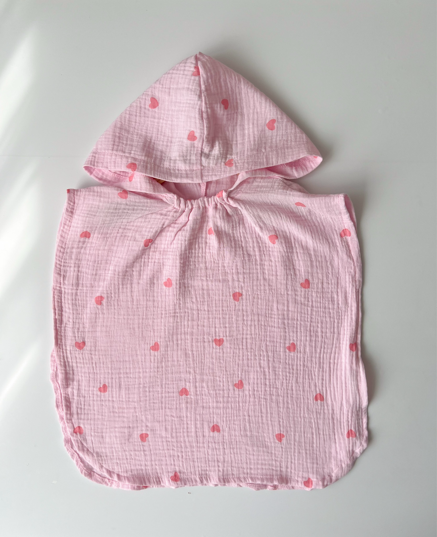 Poncho de plajă – Pink Hearts