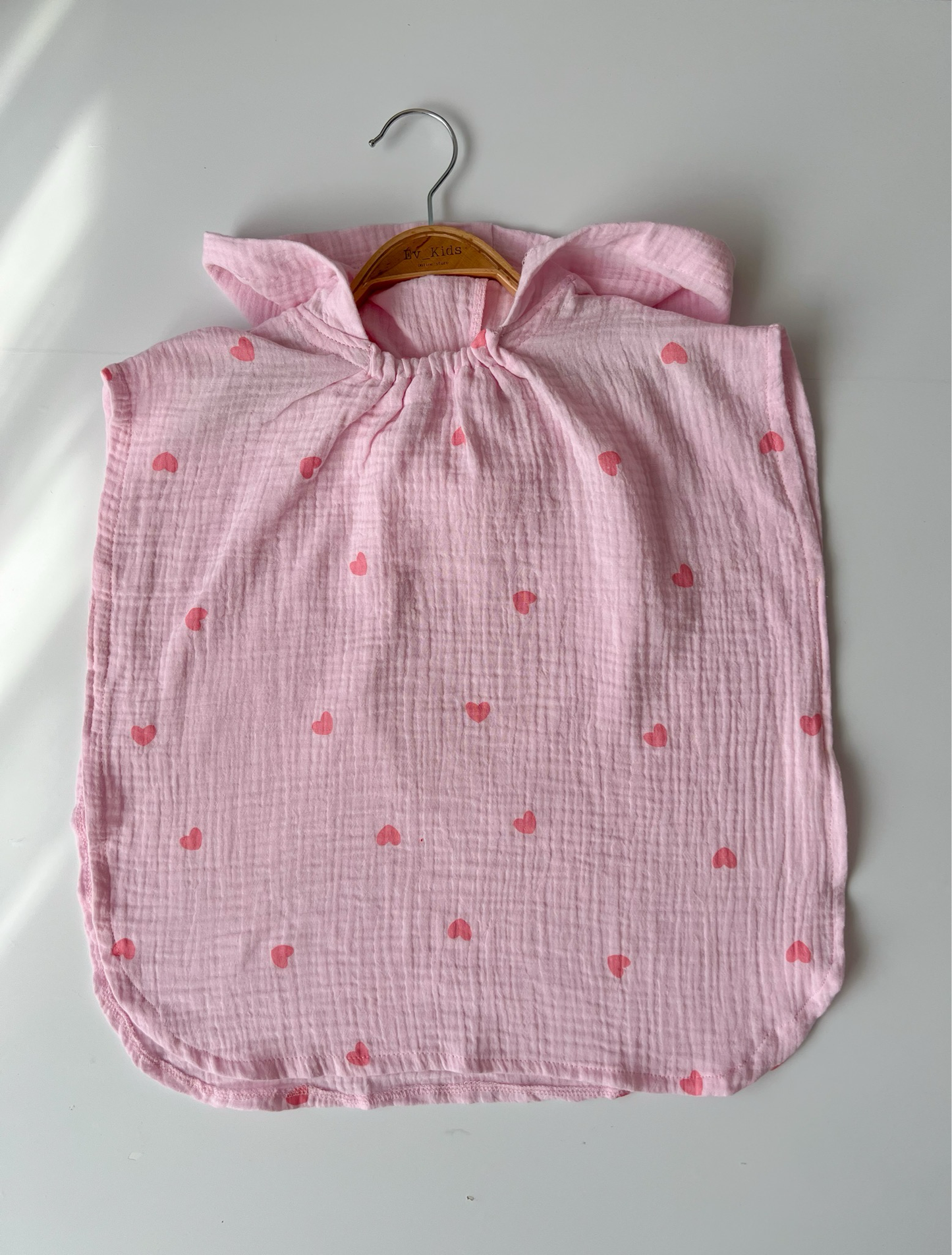 Poncho de plajă – Pink Hearts