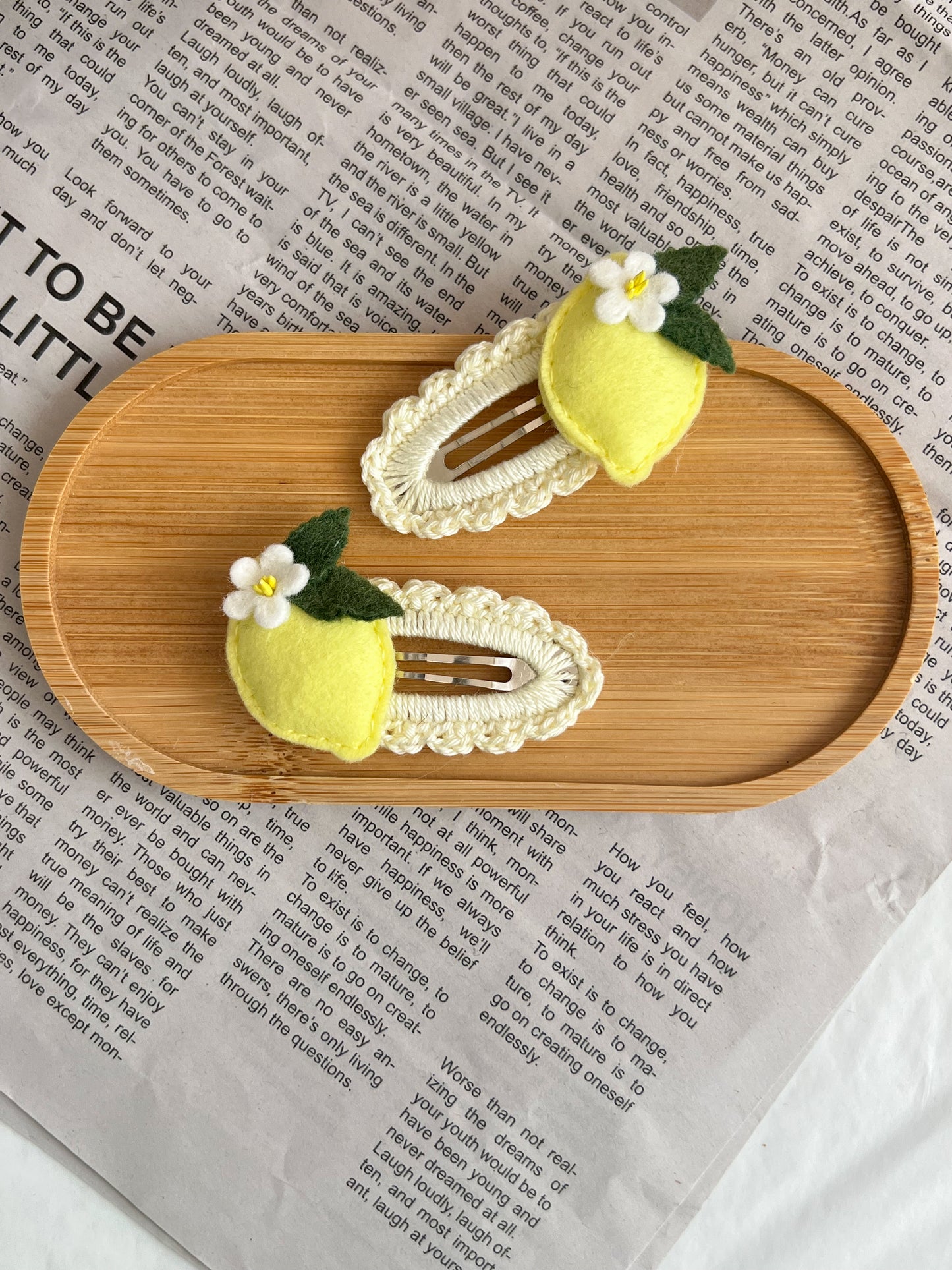Agrafe Croșetate — Lemon